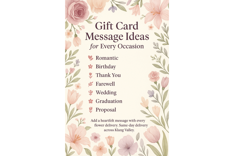 Gift Card Message Ideas for Every Occasion