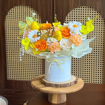 Laney Soap Flower Box