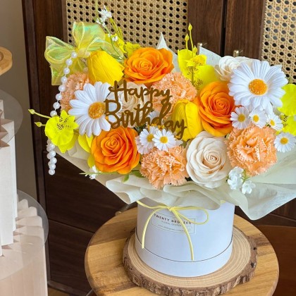 Laney Soap Flower Box