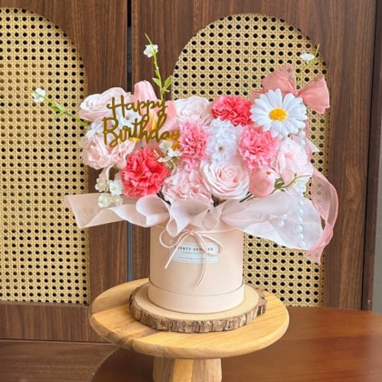 Laney Soap Flower Box