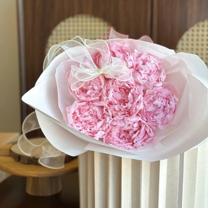 Roxanne Preserved Peony Bouquet