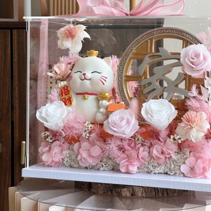 Urica Preserved Flower Acrylic Box