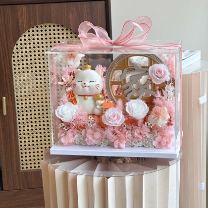 Urica Preserved Flower Acrylic Box
