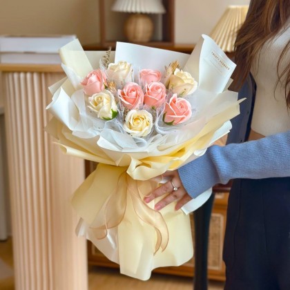 Maxine Soap Roses Bouquet