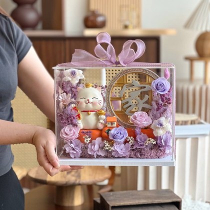 Precious Preserved Flower Acrylic Box