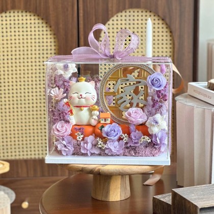 Precious Preserved Flower Acrylic Box
