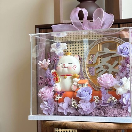 Precious Preserved Flower Acrylic Box